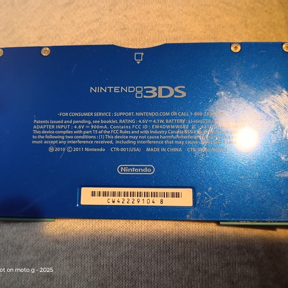 Nintendo 3DS Handheld Console - Blue